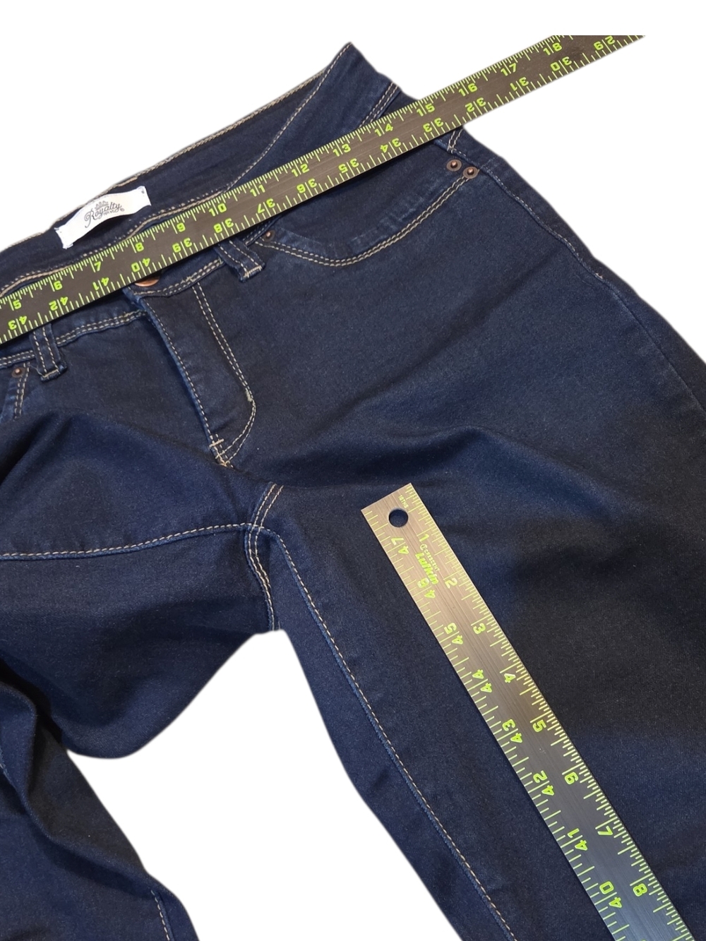 Women's Skinny Jeans in Deep Indigo - Picture 11 of 14